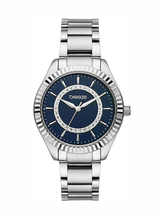 Breeze Women's Watch with Silver Metal Bracelet