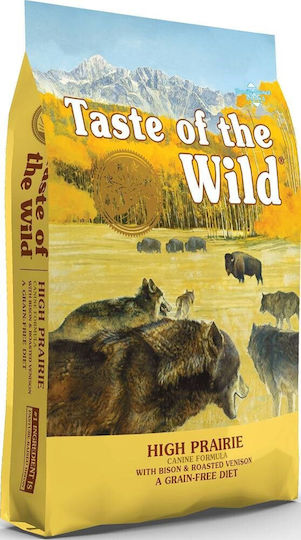 Taste Of The Wild Taste Wild High Prairie 18kg Hrană Uscată pentru Câini fără Gluten cu Bison