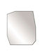 Hanah Home Quartz Καθρέπτης Τοίχου Ασύμμετρος με Μαύρο Ξύλινο Πλαίσιο 70x60cm