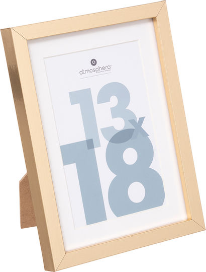 Atmosphera Wooden Photo Frame with Gold Frame