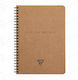 Clairefontaine Flying Spirit Σημειωματάριο Σπιράλ A5 120 Φύλλων Ριγέ Καφέ