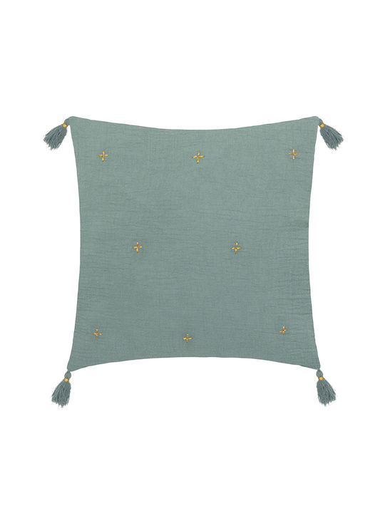 Sofa Cushion A-s Gauze 100% Cotton Celadon 40x40cm