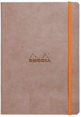 Rhodia Σημειωματάριο A5 Ριγέ Καφέ