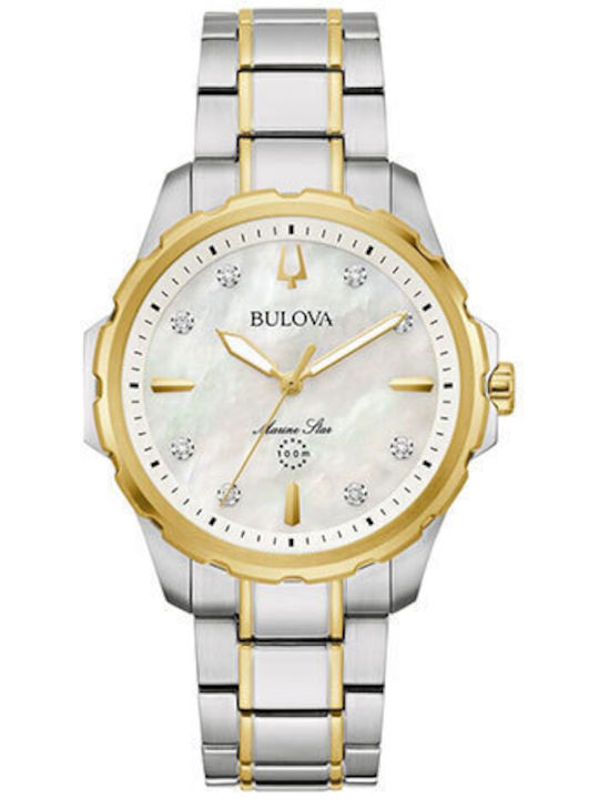 Bulova Women's Watch with Silver Metal Bracelet