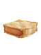 Bean Bag Bolster Waterproof Biskuvi Yellow 55x55x16cm