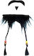 Mustach / Beard for Carnival in Black color 6pcs
