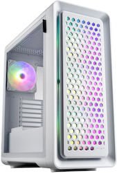 FSP/Fortron CUT593 Ultra Tower Cutie de calculator cu iluminare RGB Alb