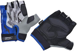 Truly Men's Cycling Gloves Blue