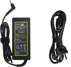 Green Cell Laptop Charger 65W 19V 3.42A for Acer with Detachable Power Cable