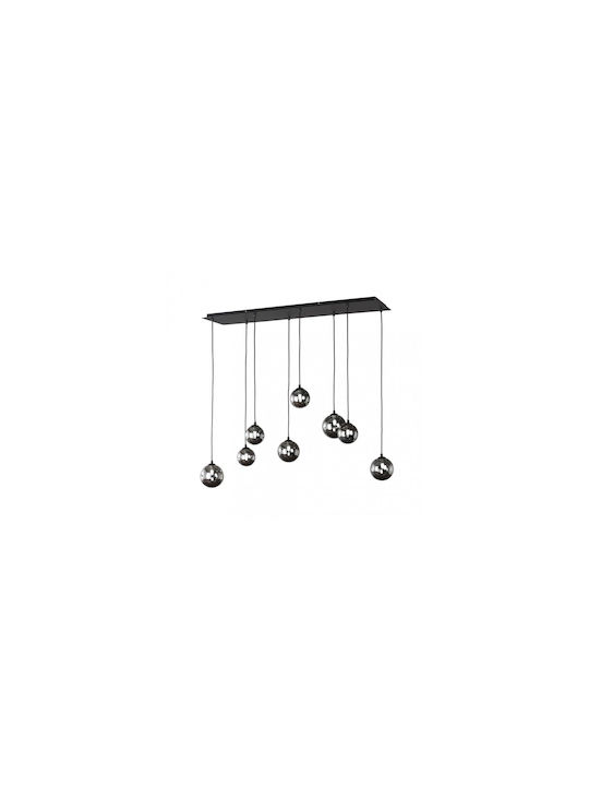 Fischer Honsel Pendant Chandelier Black