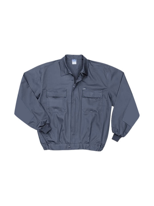 Τσέπες Στο Στήθος Work Jacket Gray