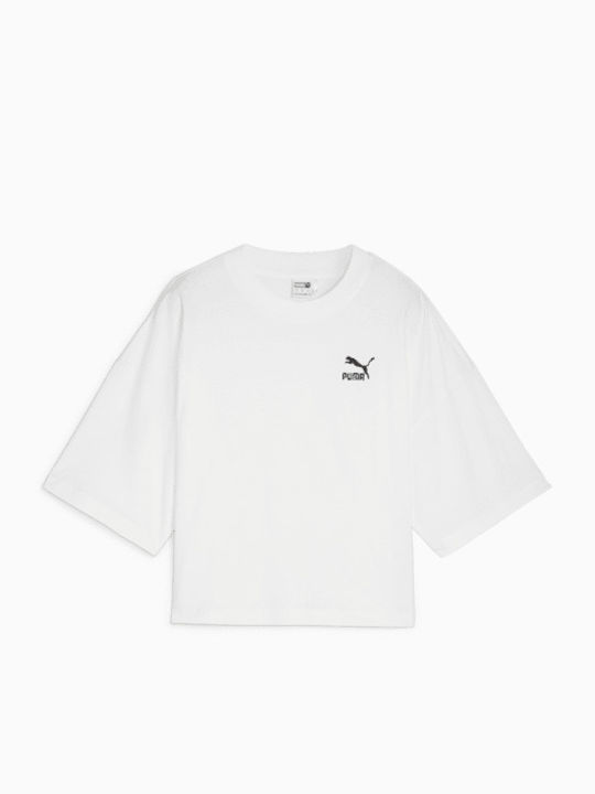 Puma Better Classics Γυναικείο T-shirt Λευκό