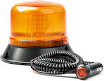 AMiO Car Beacon LED 12 / 24V 11.5cm with Orange Lighting