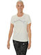 ASICS Damen Sportlich T-shirt Beige