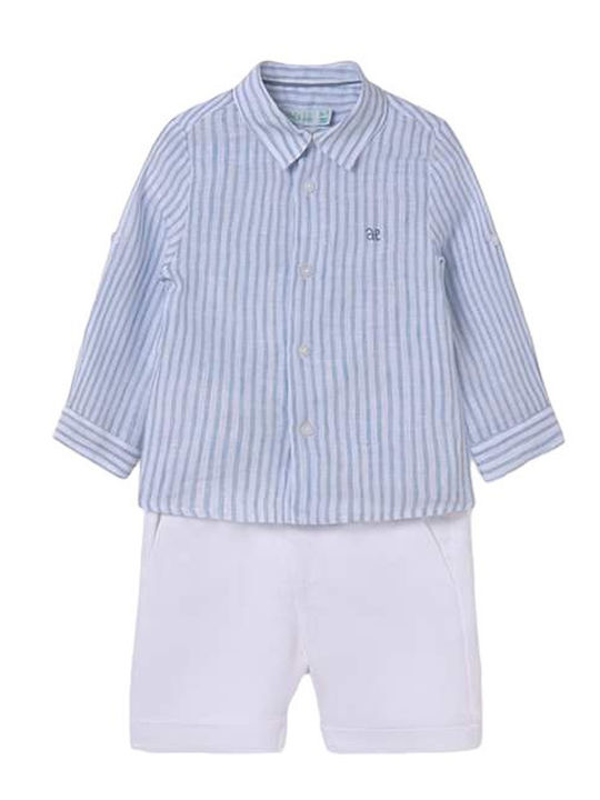 Kids' Set with Shorts Summer 2pcs White-gold