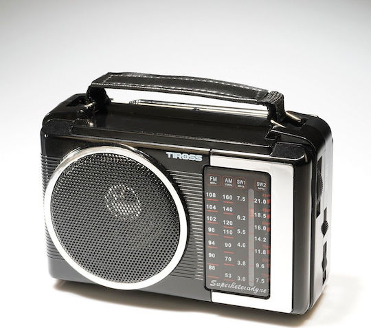 Tiross TS-460 Φορητό Ραδιόφωνο Μπαταρίας Μαύρο