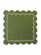 Салфетки Ленена с бродерия Green 39x39бр