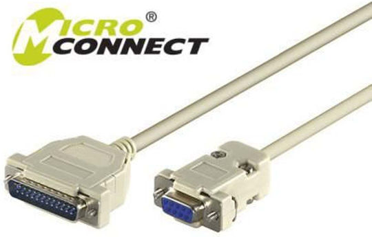 Microconnect Καλώδιο RS232 25-pin male σε RS232 9-pin female 3m (IBM029)