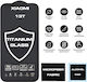 Titanium 0.25mm Adeziv complet Full Face Tempered Glass Negru (Xiaomi 13T / 13T Pro)
