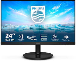 Philips V Line 241V8LAB VA Monitor 23.8" FHD 1920x1080 με Χρόνο Απόκρισης 4ms GTG