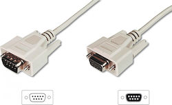 Digitus Καλώδιο RS232 9-pin male σε RS232 9-pin female 3m (AK-610203-030-E)