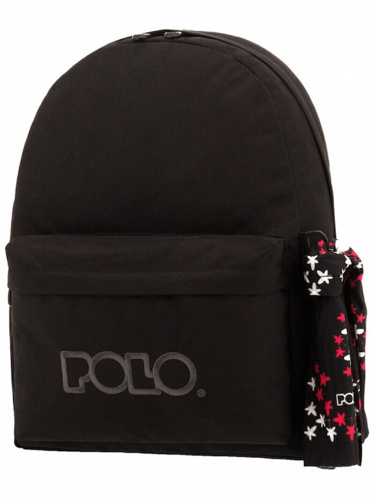 Polo Schulranzen Rucksack Junior High-High School in Schwarz Farbe 2020