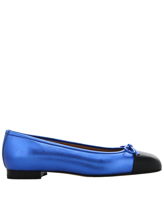 Kalogirou Кожени Ballerinas Син