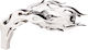 Arlen Ness Motorcycle Mirror 1pcs Black