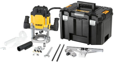 Dewalt DW622KT-QS Plunge Router 1400W with Speed Settings and Suction System