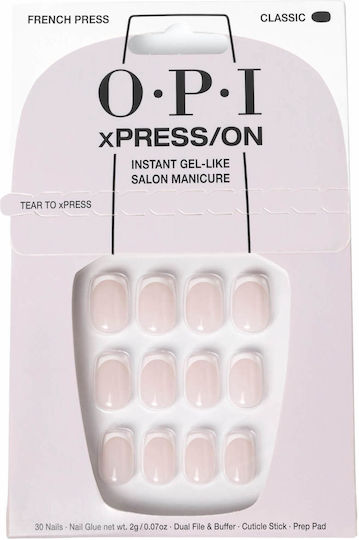 OPI Tips Νυχιών Γαλλικού σε Ροζ Χρώμα 30τμχ 99350163856