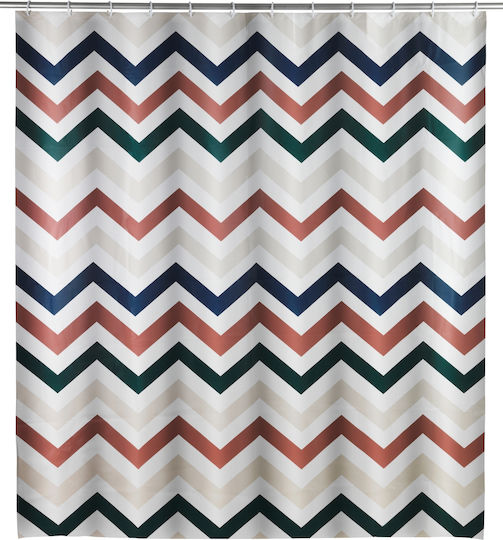 Wenko Peva Shower Curtain 180x200cm Mod Agropoli Peva