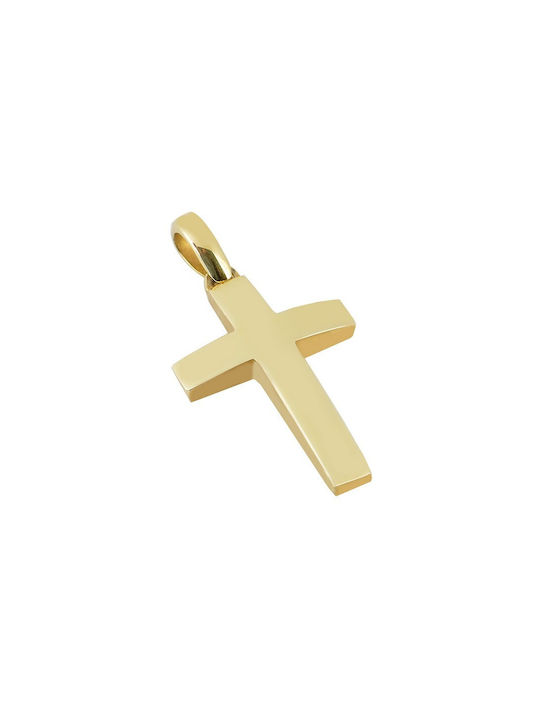 Herren Gold Kreuz 14K