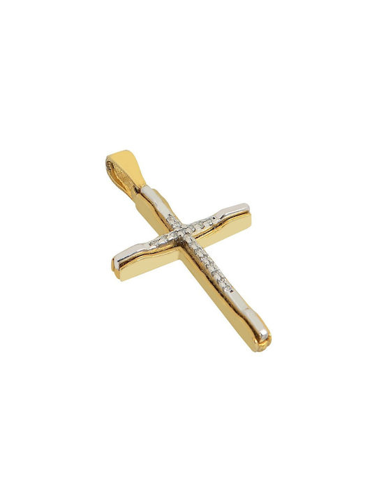 Femeiesc Aur Cruce 14K