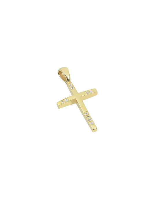 Femeiesc Aur Cruce 14K