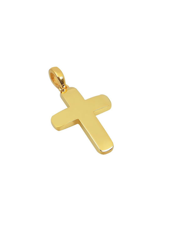 Herren Gold Kreuz 14K