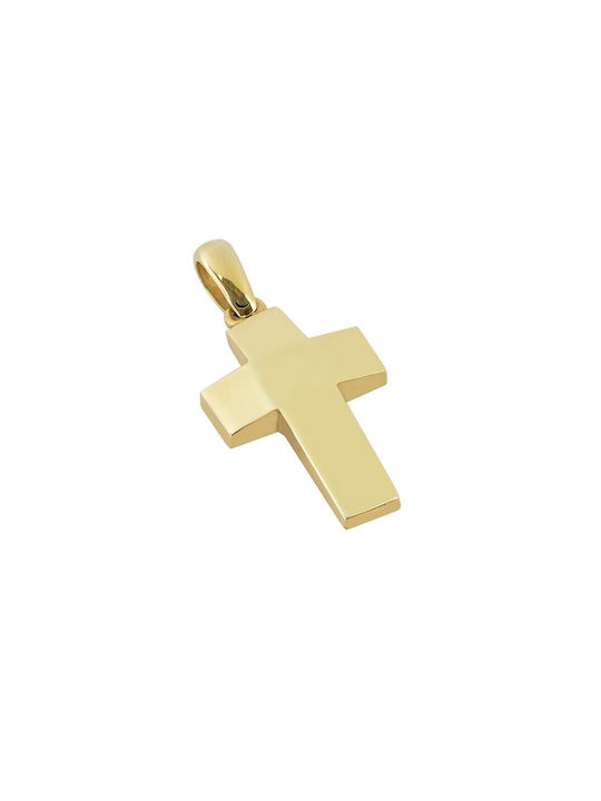 Herren Gold Kreuz 14K