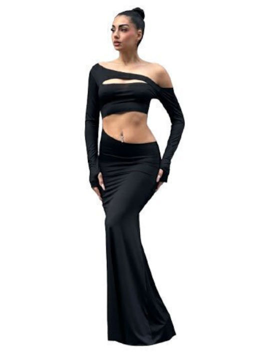 Maxi Kleid Schwarz