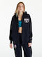 Project Rock Long Women's Sweatshirt Jacket Hooded Black