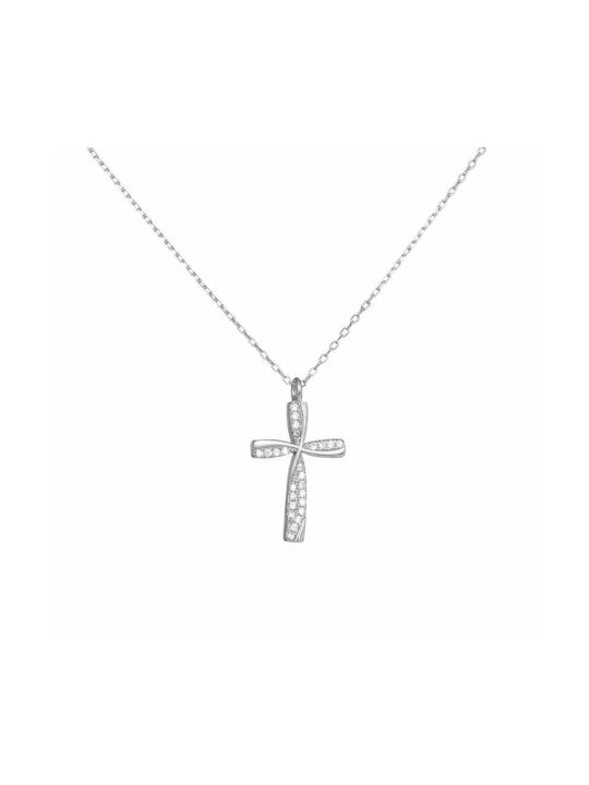 Women's Cross from Silver with Chain