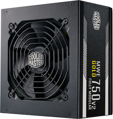 CoolerMaster MWE rev. 2.0 750W Μαύρο Τροφοδοτικό Υπολογιστή Full Modular 80 Plus Gold