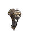 GloboStar Cornelia Vintage Lamp Wall with Socket E27 Brown 32x20x55cm