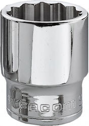 Facom Căpăcel Multident cu Patrat de Prindere 1/4" Diametru 3/8" 1buc