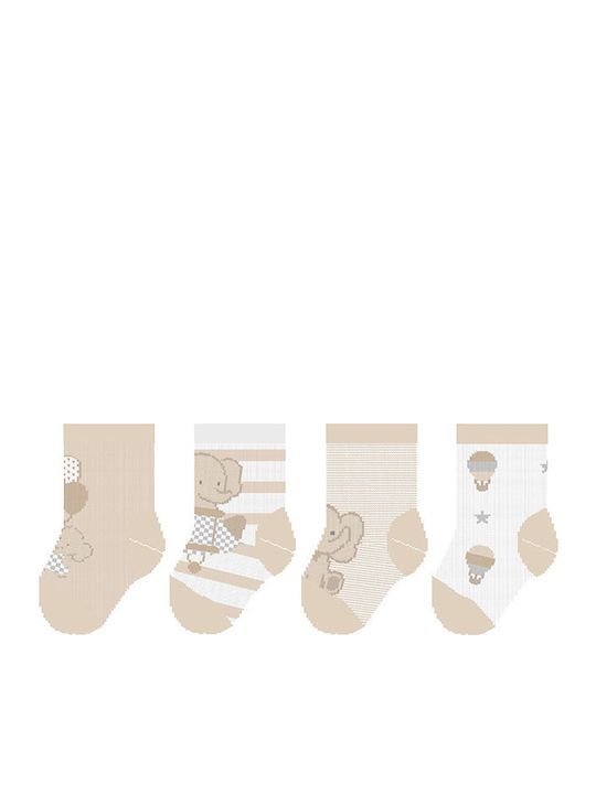 Mayoral Kindersocken Söckchen Beige 4 Paar