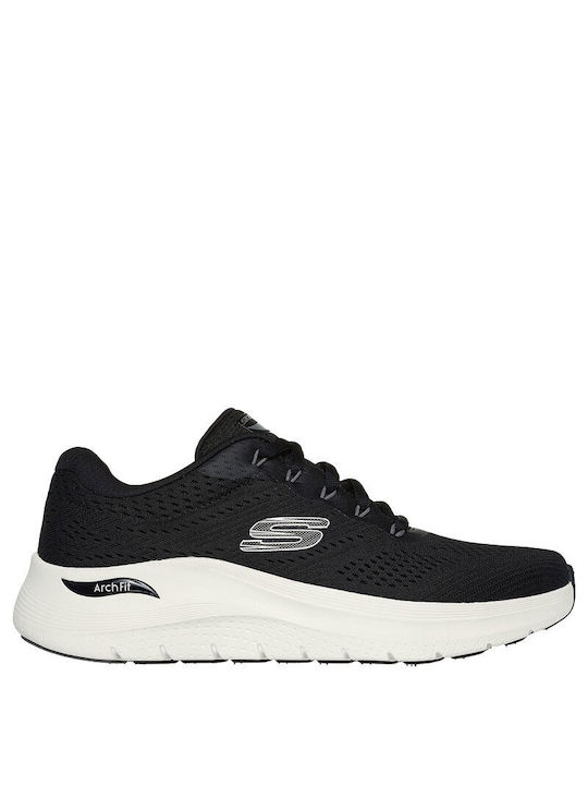 Skechers Arch Fit 2.0 Herren Anatomisch Sneakers Black / White