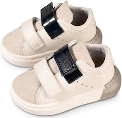 Babywalker Βαπτιστικά Sneakers Λευκό-Μπλε-Γκρι