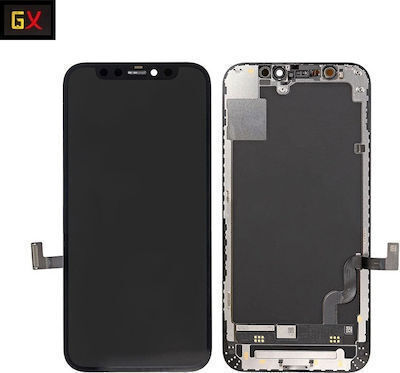 Ecran LCD GX Hard OLED Cu Mecanism Tactil Pentru iPhone 12 Mini Negru