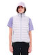 Women's Short Puffer Jacket for Winter Lilacc