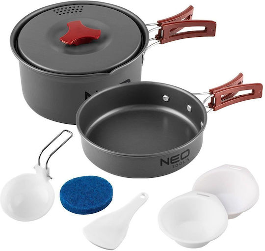 Neo Tools Κατσαρόλα για Camping 600ml 8τμχ