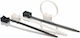 Trytyt Universal Strap Holder Πλαστικά Δεματικά Καλωδίων σε Μαύρο χρώμα (100τμχ) UP-1035UV
