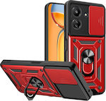 Bodycell Slide Umschlag Rückseite Metallisch Rot (Xiaomi Redmi 13C 5G)